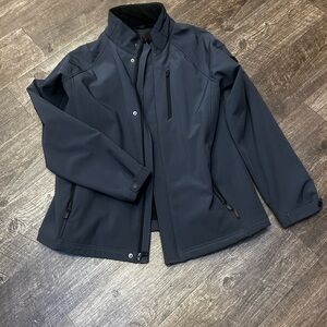 Tumi Men's Dark Gray Softshell Jacket